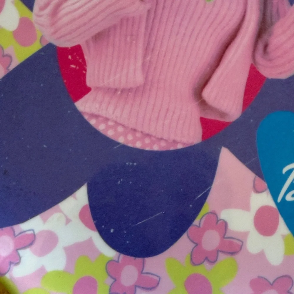 Barbie Floral Party Plate - Pink and Purple